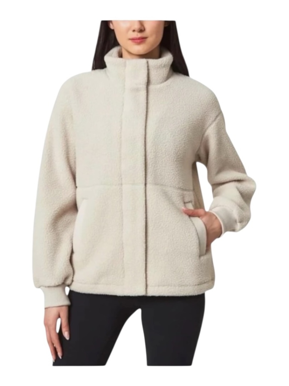 Mondetta Sherpa Full Zip Fleece Jacket